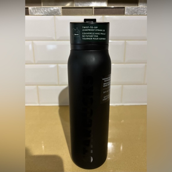 Starbucks Tumbler Matte Black 2025 Stainless Steel Vacuum Insulated Iconic Logo - Picture 7 of 7
